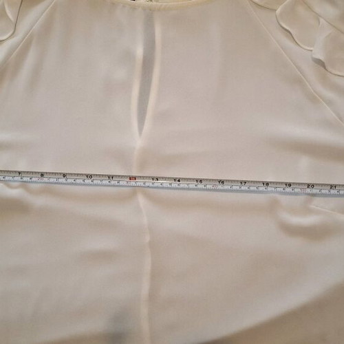 Mat Fashion medium blouse airy, new, ecru