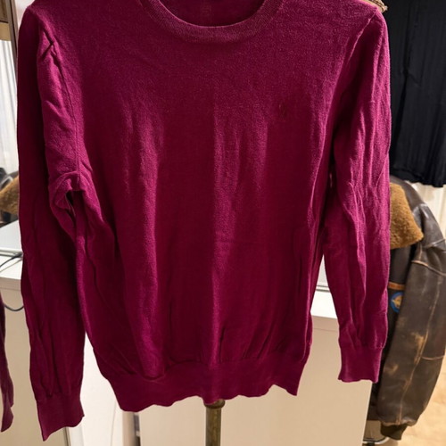 Polo Ralph Lauren sweater used, burgundy, size Small