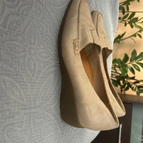 Boxer ballerina shoes size 39, beige and brown, like new
