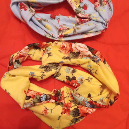 Hair accessories new, set of 3 colorful summer headbands