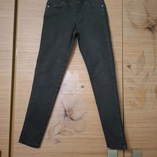 OVS Jeggings Black Elastic Waist Pants Like New