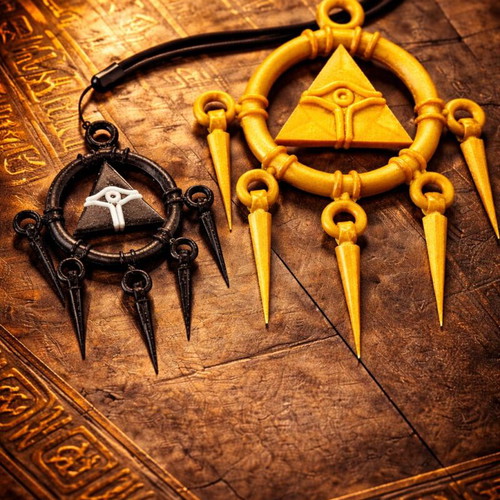 Yu-Gi-Oh Millennium Ring Necklace new 3D printed Millennium Ring