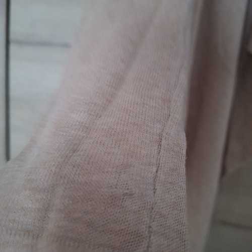 Bershka beige lightweight cardigan with asymmetric front