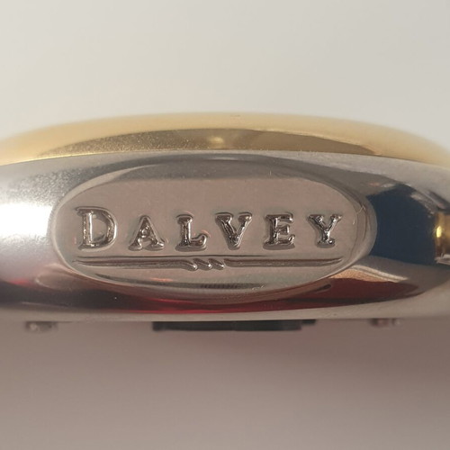 Dalvey Travel pocket watch like new, black and gold