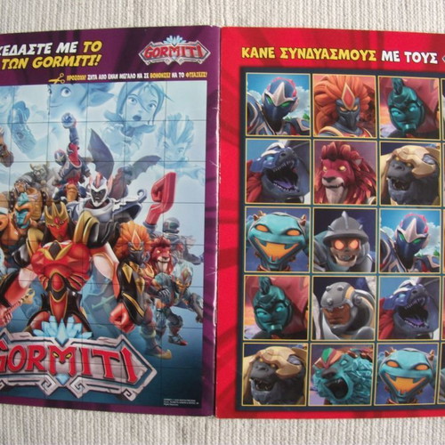 Gormiti issues 4 and 5 used with posters