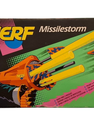 Vintage Kenner Nerf Missilestorm παιχνίδι καινούργιο, συλλεκτικό δεκαετίας 90