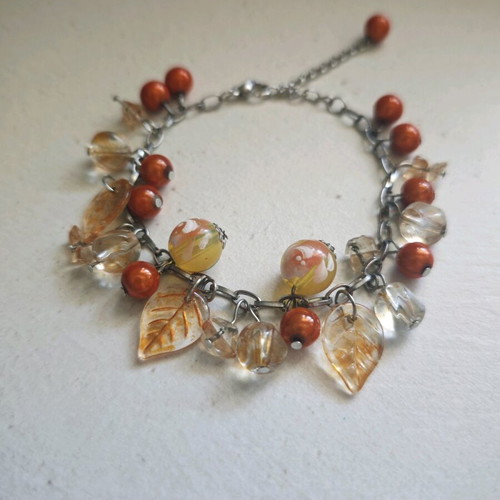 Summer bracelet like new, orange