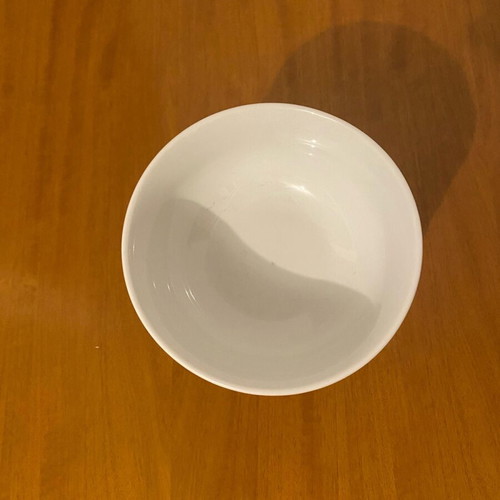 Serving bowls used, set of 3, white