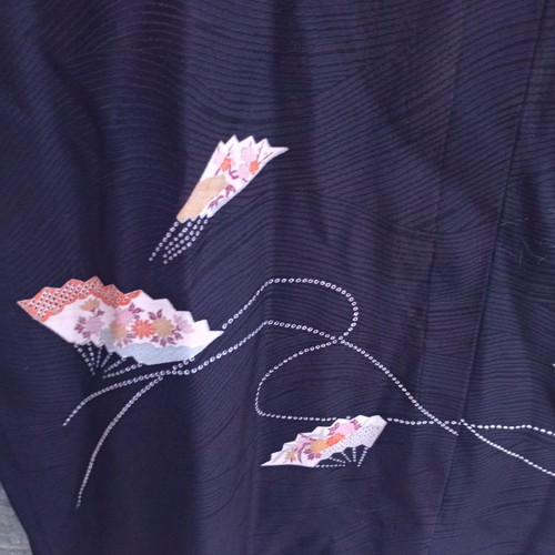 Embroidered kimono used, size S-M