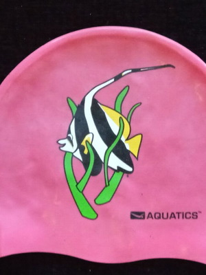 Σκουφάκι κολύμβησης σιλικόνης Aquatics unisex, ροζ