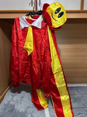 Unisex Smiley Face Carnival Costume new, size 3XL
