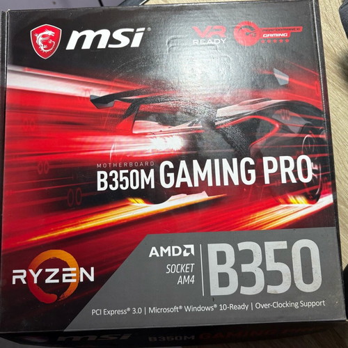 MSI B350M replacement parts used without motherboard