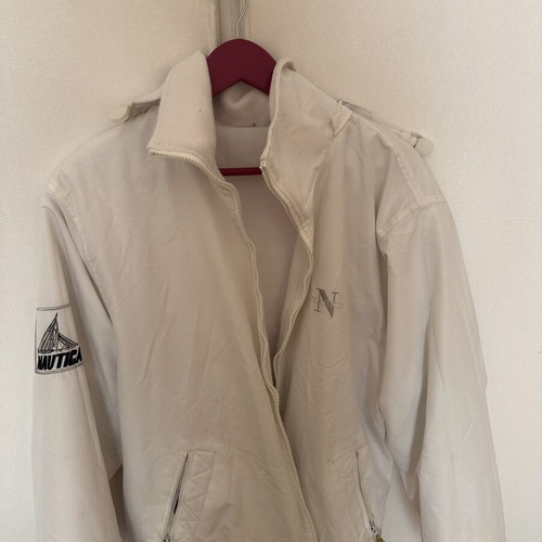 Nautica white reversible jacket used XXL