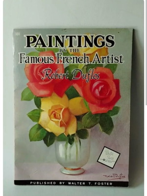 Βιβλίο ζωγραφικής Paintings by French Artist Robert Duflos μεταχειρισμένο, 1980s