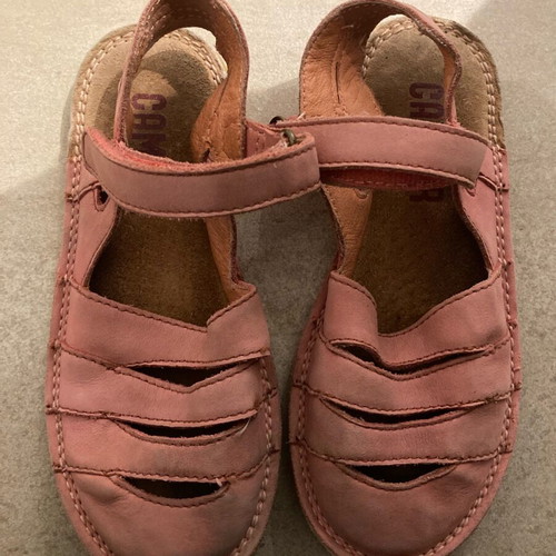 Camper girls sandals used, size 28, pink