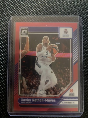 Xavier Rathan-Mayes Euroleague Real Madrid card new