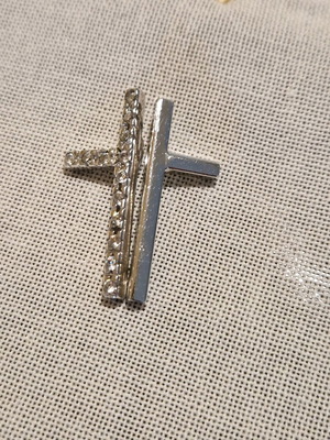 Silver cross 2 pieces