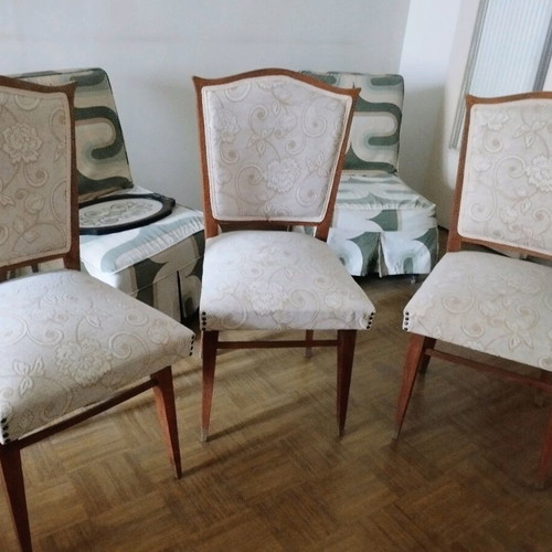 Vintage Louis Philippe Victorian dining chairs set of 4 like new, solid wood