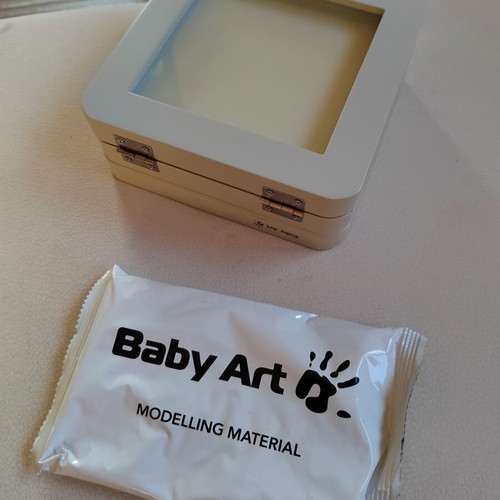 Baby Art frame set like new with baby imprint kit