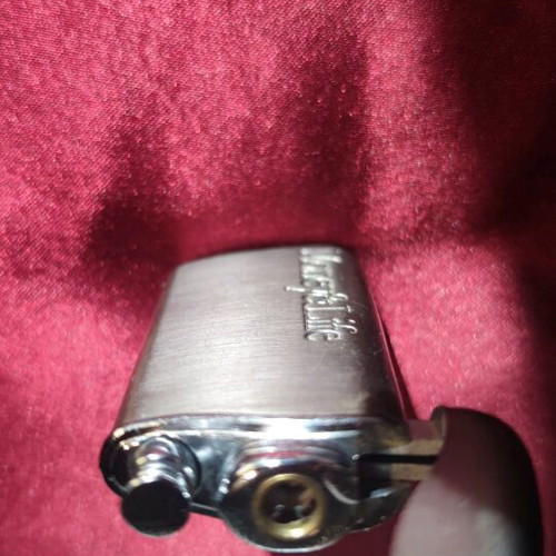 Rizla device and gas lighter like new, matte inox