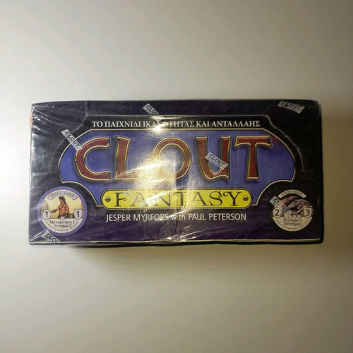 Clout Fantasy game with plastic caps and 2 starters new