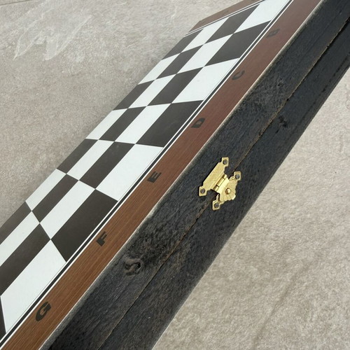 Wooden backgammon and chess set 2 in 1 new, large