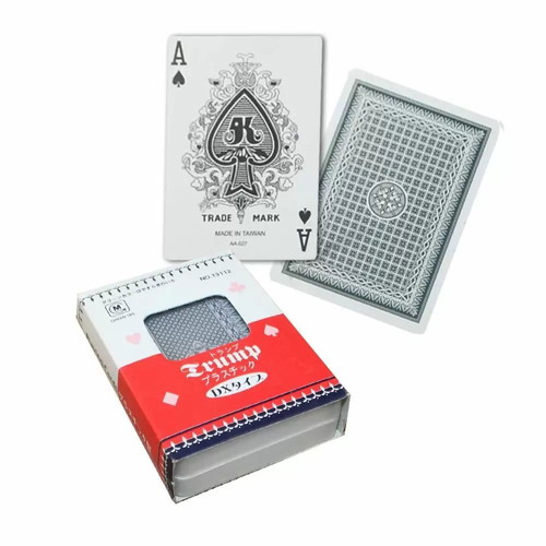 Playing cards 100% plastic with case new