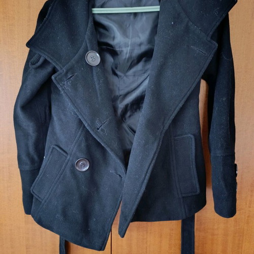 Black Hemipalto jacket used, size XS