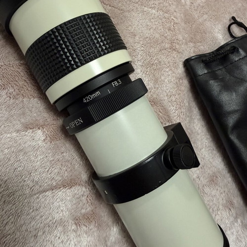 Manual telephoto lens 420-800mm