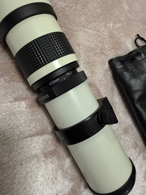 Manual telephoto lens 420-800mm