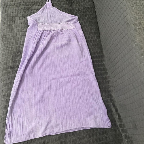 lilac beach dress Nova Tie Back Dress in Lilac | OMNES | Ethical & Affordable Clothing main image 1