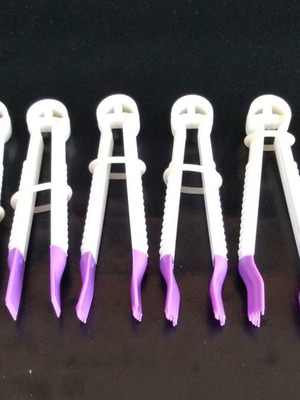 Set of 10 new cake decorating tweezers for fondant design
