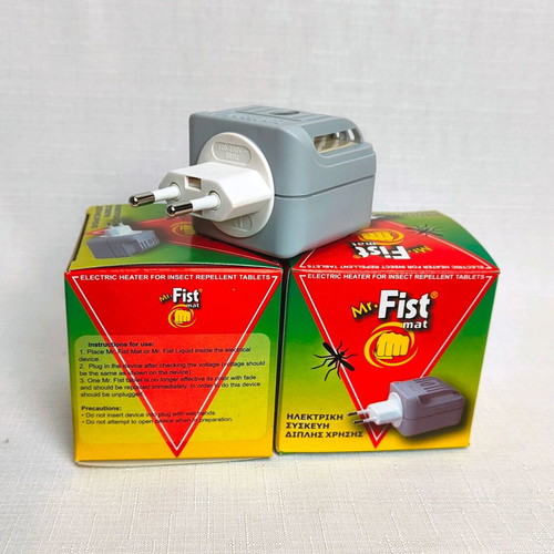 Set of 2 Mr Fist electric insect repellent for liquid and tablets