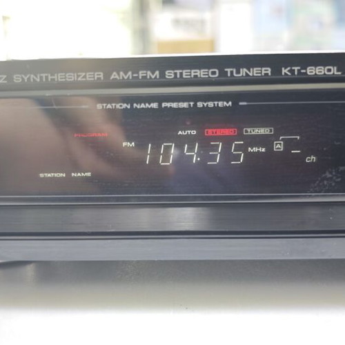 Kenwood KT 660L stereo tuner used, working condition