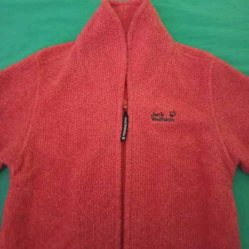 Jack Wolfskin Tecnopile women's fleece jacket used medium, coral