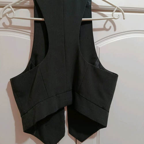 Bon Aparte women's vest used, black, vintage Asian style