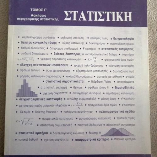 Statistics Applied to Behavioral Sciences used (Volumes A, B, C)