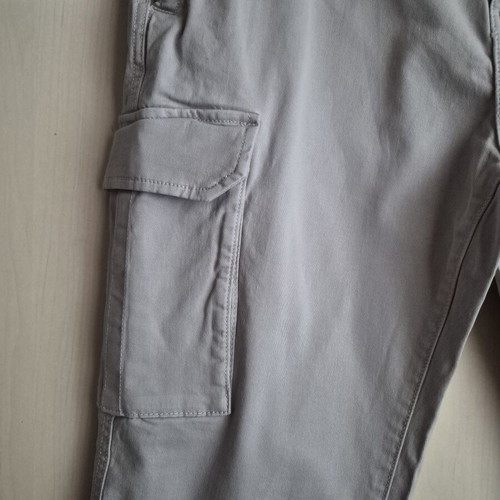 Zara men's cargo pants size M light gray like new