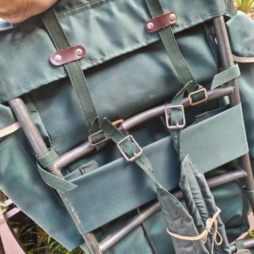 Vintage Swedish Hiking Backpack used with Aluminum Frame