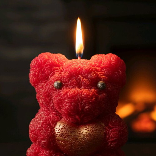 Big Lovey Dovey handmade scented candle new, soy and paraffin