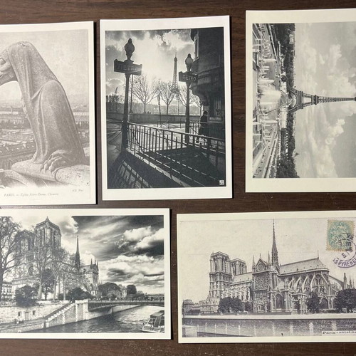 Paris Postcard Set new, 5 different views