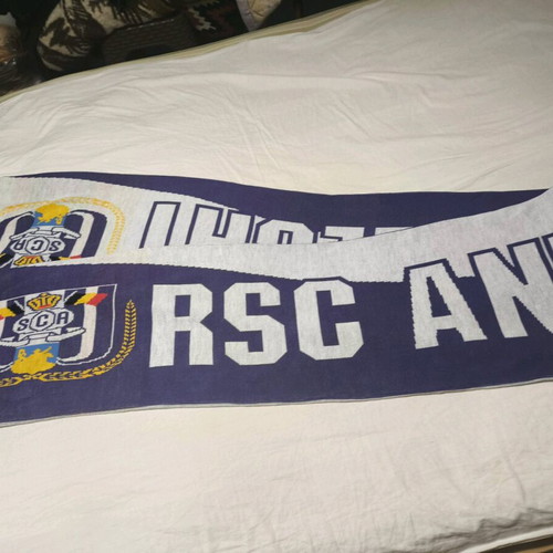Anderlecht giant scarf 3 meters, like new, authentic