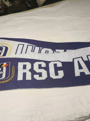 Anderlecht giant scarf 3 meters, like new, authentic