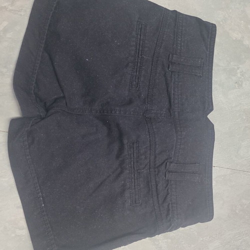 Stradivarius black denim shorts size S like new