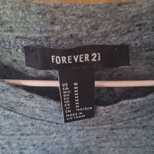 Forever 21 gray dress size M like new