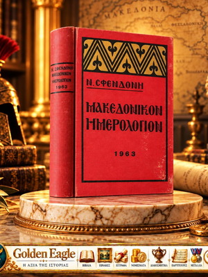 Μακεδονικόν Ημερολόγιον 1963 του Νίκου Σφενδόνη