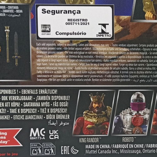 MOTU Masterverse King Randor action figure new, sealed