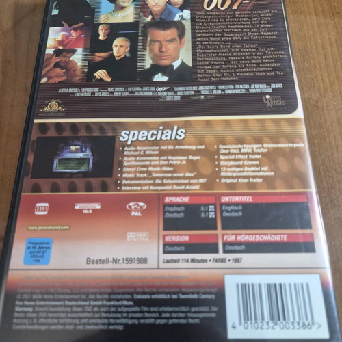James Bond 007 Der Morgen stirbt nie DVD Special 007 Edition like new