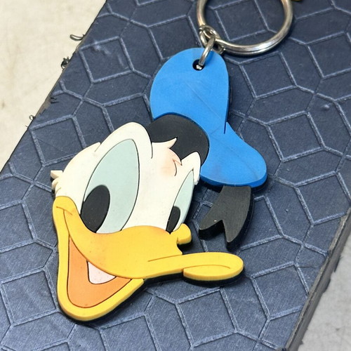 Vintage Disney Donald Duck keychain Applause Mickey Unlimited used