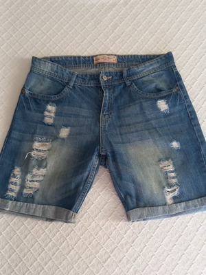 Pink Woman Bermuda shorts like new, blue, size M